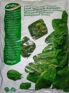 Picture of Frozen Leaf Spinach 2500g