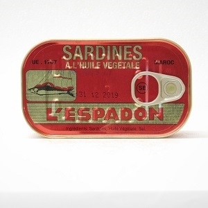 Picture of L'espadonIn Vegetable Oil Sardines 125g