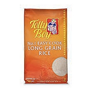 Picture of Tolly Boy Easy Cook Long Grain Rice 20kg