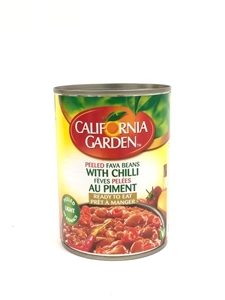 Picture of California Garden Fava Bean Peeled with Chilli 400g