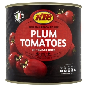 Picture of Box KTC Peeled Plum Tomatoes 6 x 2550g - WHOLESALE